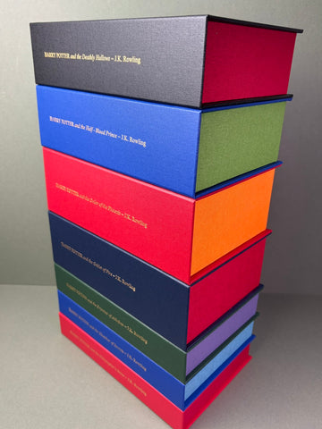 Harry Potter UK Hardback Edition Full Set - Multicoloured Cloth